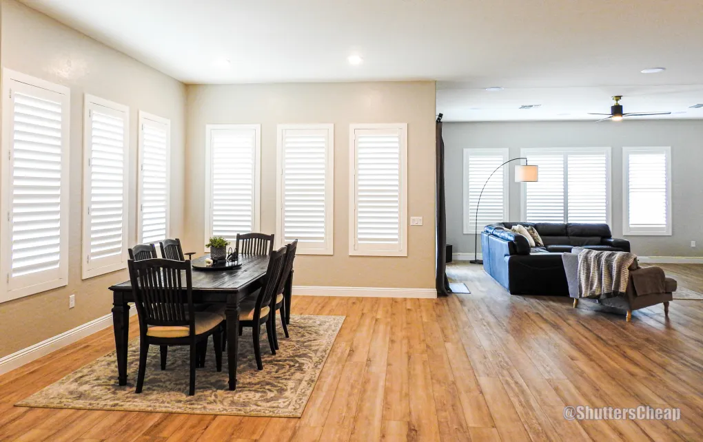 Beautiful shutter installation in Las Vegas home